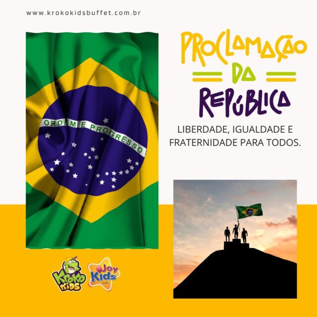Hoje, 15 de novembro, lembramos a Proclamação da República. Que os ideais de liberdade, união e orgulho de ser brasileiro sigam nos inspirando. Bom feriado a todos! 🇧🇷
#15DeNovembro #Republica #Brasilidade #Feriado